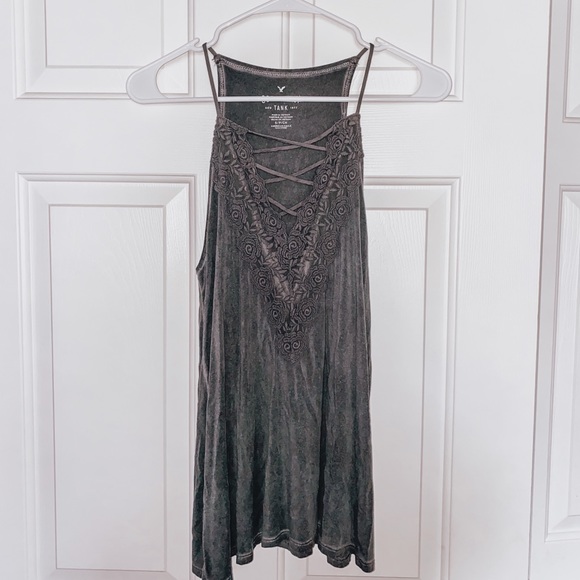 Soft & Sexy Lace Up Tank - Picture 2 of 4